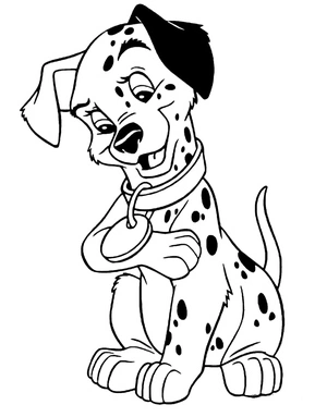 Página para Colorir Imprimir "Dalmatian"