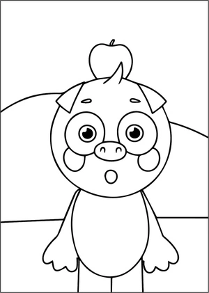 Página para Colorir Página para Colorir do Incrível Peter Abgerny