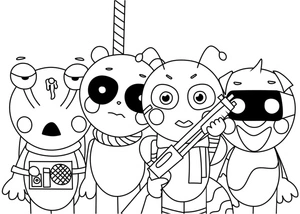 Página para Colorir Incredibox para Imprimir de Abgerny