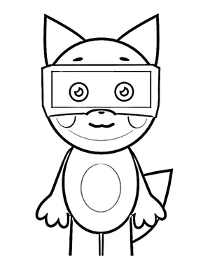 Página para Colorir Vurr de Abgerny, o Incredibox