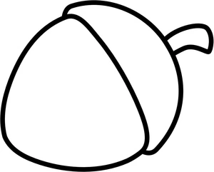 Página para Colorir Bolota Básica