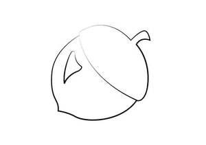 Página para Colorir Página para Colorir de Bolota Grátis