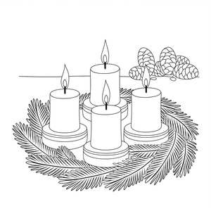 Coroa do Advento Infantil
