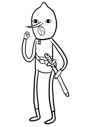 Conde Lemongrab de Adventure Time