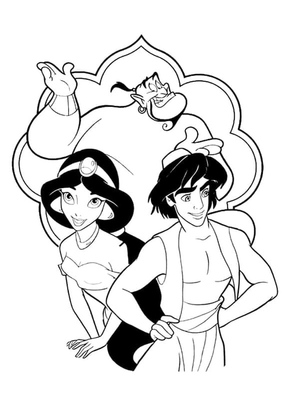 Personagens do filme Aladdin