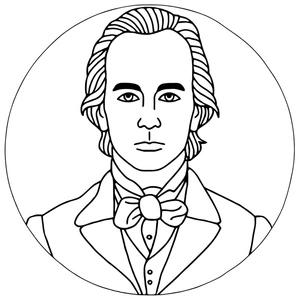 Página para Colorir Página para Colorir Gratuita para Imprimir com Alexander Hamilton