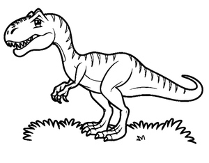 Mini Allosaurus dinossauro
