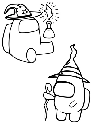 Página para Colorir Bruxas Entre Nós