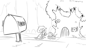 Página para colorir Anne e Sprig de Amphibia
