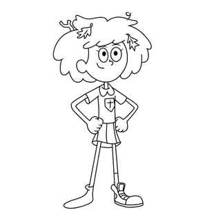 Anne Boonchuy da série animada Amphibia