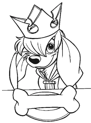 Página para Colorir Filhote Pooka