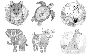 Página para Colorir Página para Colorir Mandala de Animais - Folha 1 (1)