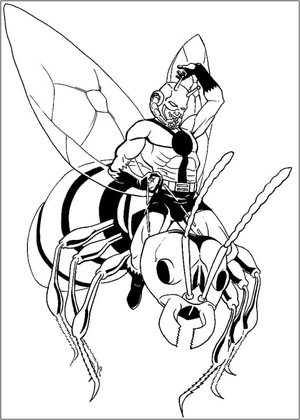 Página para Colorir Página para colorir do Homem-Formiga