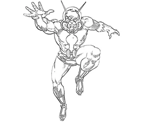 Página para Colorir Página para Colorir do Homem-Formiga Grátis