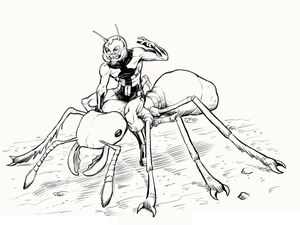 Página para Colorir Página para Colorir do Homem-Formiga para Imprimir