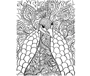 Página para Colorir PDF para Alívio do Estresse