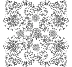 Página para Colorir Página de Colorir Mandala Relaxante