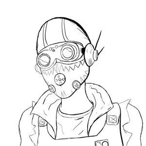 Página para Colorir Página para Colorir do Octane de Apex Legends