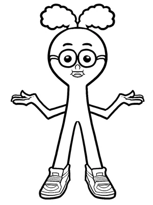 Página para Colorir Cebola do desenho "Apple and Onion"