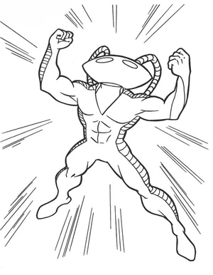 Página para Colorir Raia Manta Preta