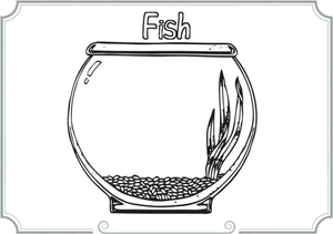 Página para Colorir Imagens Gratuitas de Aquário