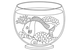 Cena Subaquática Simples