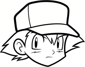 Rosto do Ash Ketchum