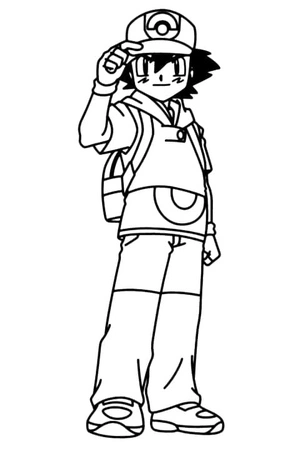 Página para Colorir Página para Colorir do Ash Legal
