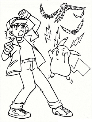 Libere Ash Ketchum e Pikachu.
