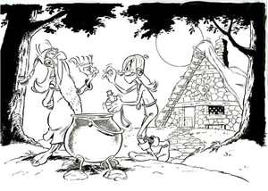 Pedidos de Viking para Colocar Poção de Força em Sua Garrafa