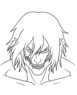 Eren Titã de Attack On Titan