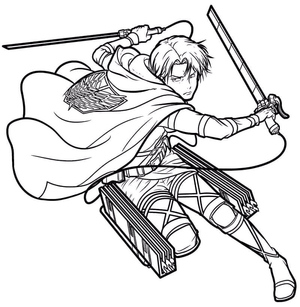 Levi Ackerman do anime Attack On Titan