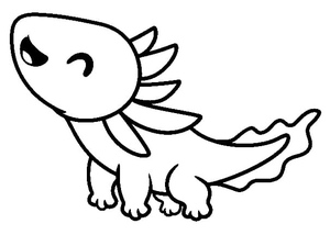 Um Axolote Alegre