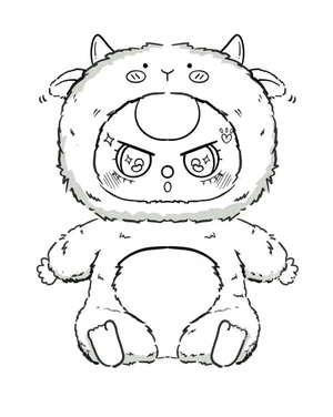 Página para Colorir Página para colorir grátis de elefante bebê adorável