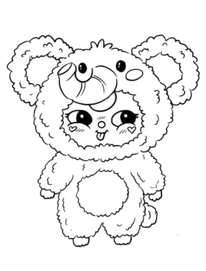 Página para Colorir Três Bebês Adoráveis