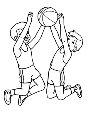 Meninos Jogando Basquete
