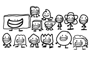 Página para Colorir Personagens