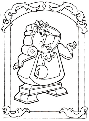 Cogsworth do filme "A Bela e a Fera"