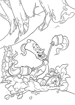 Lumiere e Cogsworth