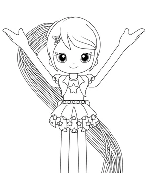 Página para Colorir Encantadora Betty Spaghetty