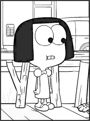 Página para Colorir Tilly em Pé