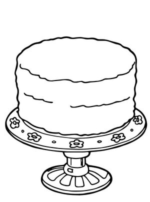 Bolo de Aniversário Simples