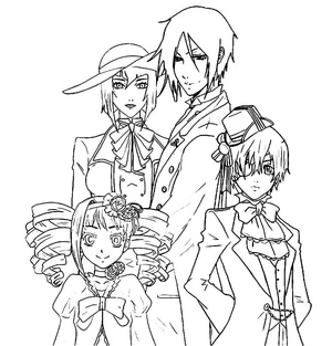 Página para Colorir Anime 