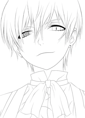 Página para Colorir Black Butler: Ciel Phantomhive