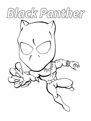 Página para Colorir Jaguatirica Ebony Pequena