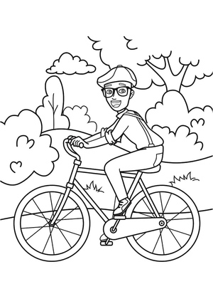 Blippi Andando de Bicicleta