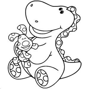 Poás e Roary de Blue’s Clues - Página para Colorir