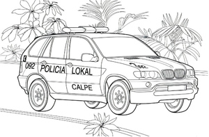 BMW X5 Carro de Polícia