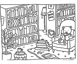 Página para Colorir Página para Colorir da Biblioteca de Produtos