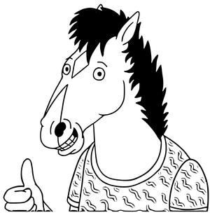 Página para Colorir BoJack Horseman